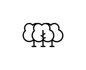 Forestl line icon