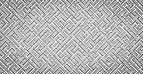 Fototapeta premium Abstract maze labyrinth illustration. Geometric background.