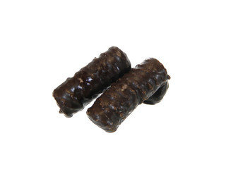 chocolate candy isolated on white background