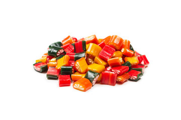 Citrus colorful candies. Jelly sweets,