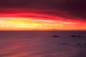 Fototapeta premium Ocean Sunset
