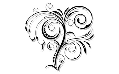 Floral elements design, luxury ornamental graphic element border, swirls flowers,foliage swirl decorative design for page decoration cards, wedding, banner, logos, frames, labels, cafes, boutiques