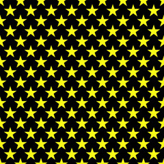 gold abstract background. Stars Seamless Pattern