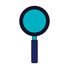 magnifying glass instrument isolated icon vector illustration design