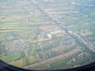 Großraum Bangkok Thailand von oben