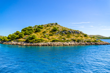 Fototapeta premium Adriatic Sea, island coast, Croatia, Archipelago Kornati