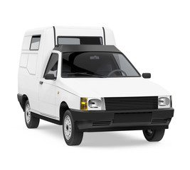 Delivery Van Isolated