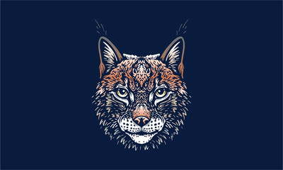 lynx on dark background © Janja