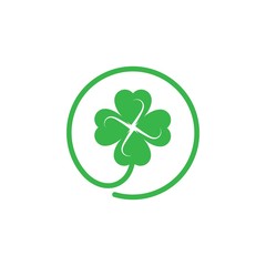 clover leaf vector icon illustration design