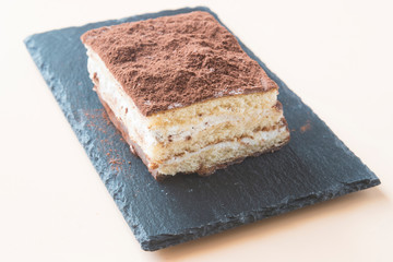 Tiramisu traditional italian dessert