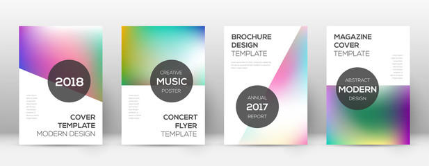 Flyer layout. Modern overwhelming template for Bro