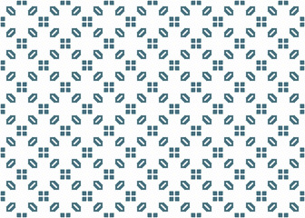 Seamless geometric pattern design illustration. Background texture. In blue, white colors.
