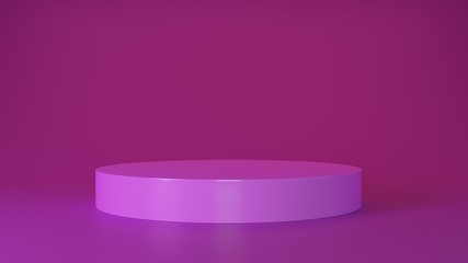 Product Stand. empty space for product design show. stage showcase for new product. banners background. Cosmetic. Podium stand. 3D Rendering.