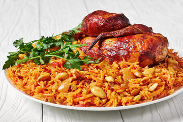 Chicken kabsa - homemade arabian rice