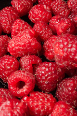 Fresh raspberry  Close up