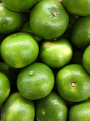 fresh limes on the market
