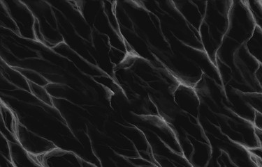 Black watercolor marble background. Hand drawn monochrome marble effect background.