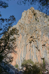 Climbing area in the mountains of Malaga. Spain.