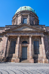 Fototapeta na wymiar Fassade der St. Elisabeth-Kriche in Nürnberg/Deutschland