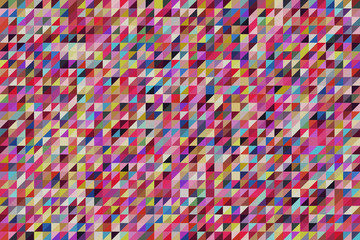 Fototapeta na wymiar Colorful geometric pattern with different shapes. Oil painting on canvas style. Modern creative texture, minimal flat style. 