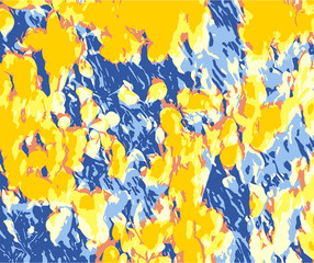 background yellow blue spots mixing