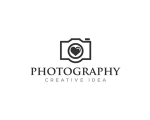 Photography Camera Logo Icon Design Vector