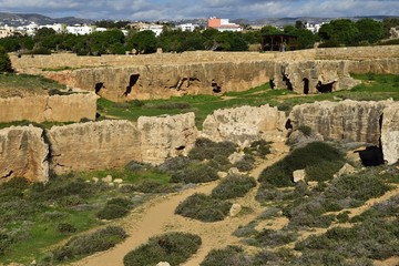 Grobowce królów Pafos Cypr © Barbara Bajorek