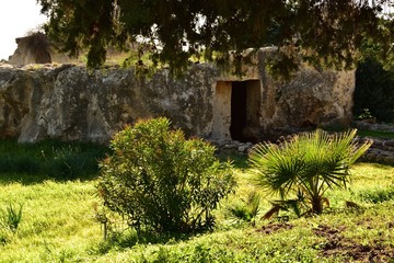 Grobowce królów Pafos Cypr © Barbara Bajorek