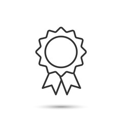 Medal thin line icon. Vector