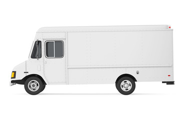 Delivery Van Isolated