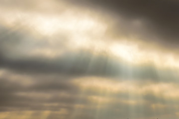 Sunset at the renewable energy plant