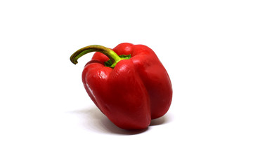 red pepper isolated on white background