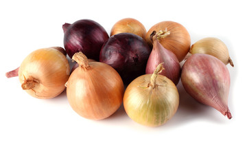 Different color onions
