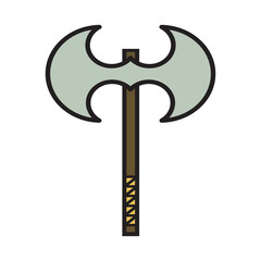 viking color icon flat ax