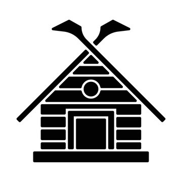 viking design icon simple house