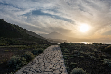 Sunset over Teide