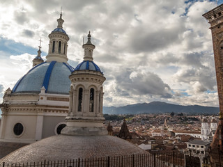 Obraz premium Cathedral in Cuenca, Ecuador.