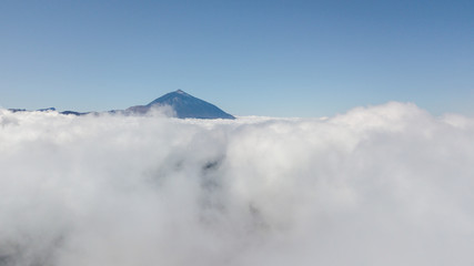 Teide in the clouds