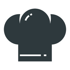 Barbecue hat icons on white background