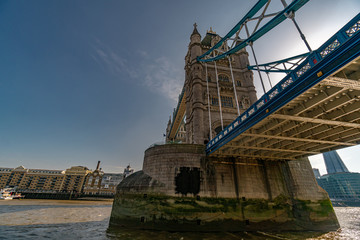 Tower Bridge London, an old bridge over the river Thames, United Kingdom, Great Britain, England © kfritsch_69