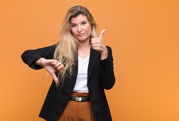  feeling confused, clueless and unsure, weighting the good and bad in different options or choices