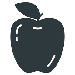 Apple icon on white background