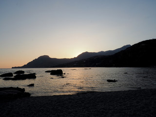 Greece Crete island South Crete Plakias beach