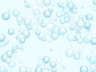 Soap foam bubbles, shampoo soapy effect background