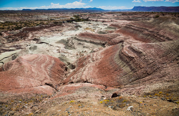Stony landscape in Ischigualasto Provincial Park