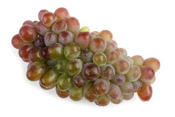 Bicolor grape isolated on white