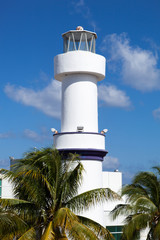 Cozumel Island San Miguel Town Lighthouse Imitation