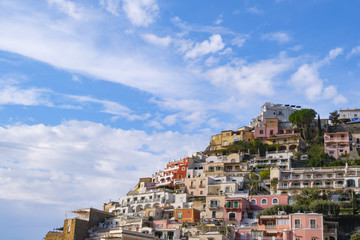 Italy October 26,2019 : landscape view of Amalfi Coast, Sorrento, Italy.