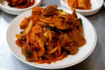 Korean home-style spicy pork stir-fry