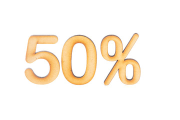 numbers and percentages made in wood